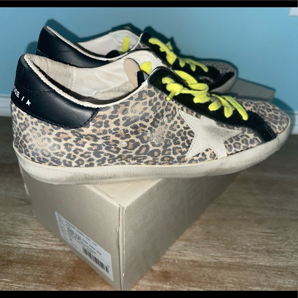Golden Goose Leopard Superstar Size 36